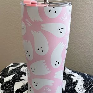 Pink Ghost Double Wall Stainless Steel 30oz Tumbler Tik Tok VHTF